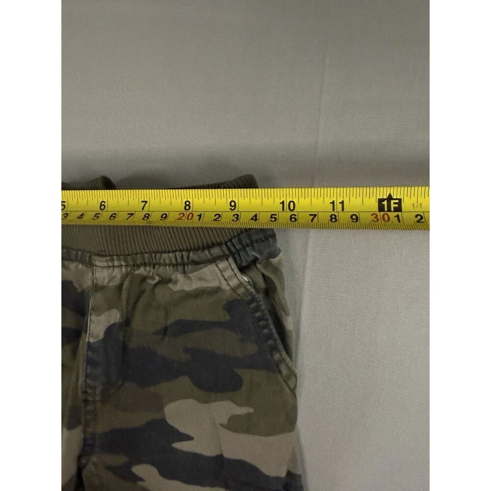 Children's Place Boys Pants Drawstring Pull On Camouflage Green Size 3T